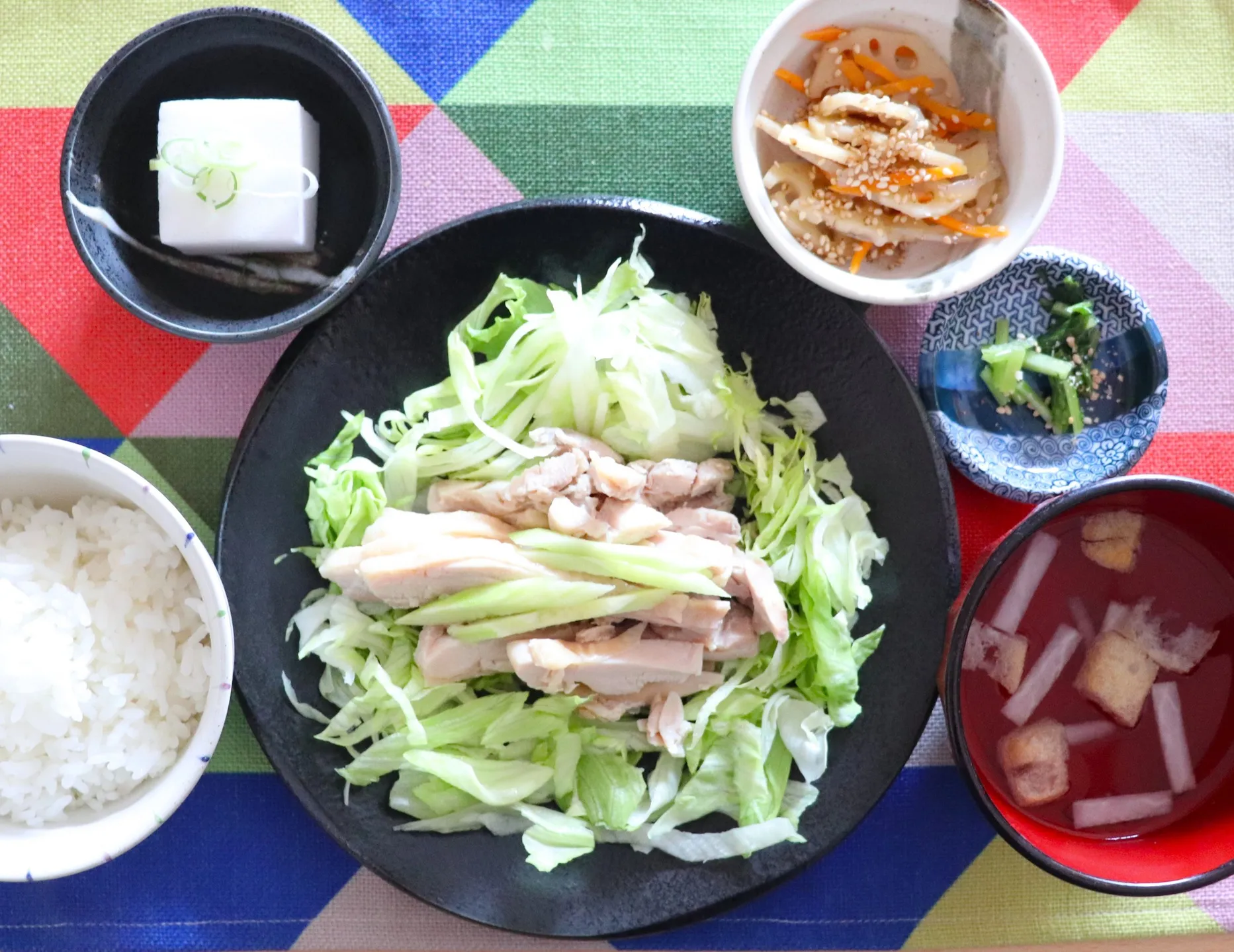 本日のランチはよだれ鶏！