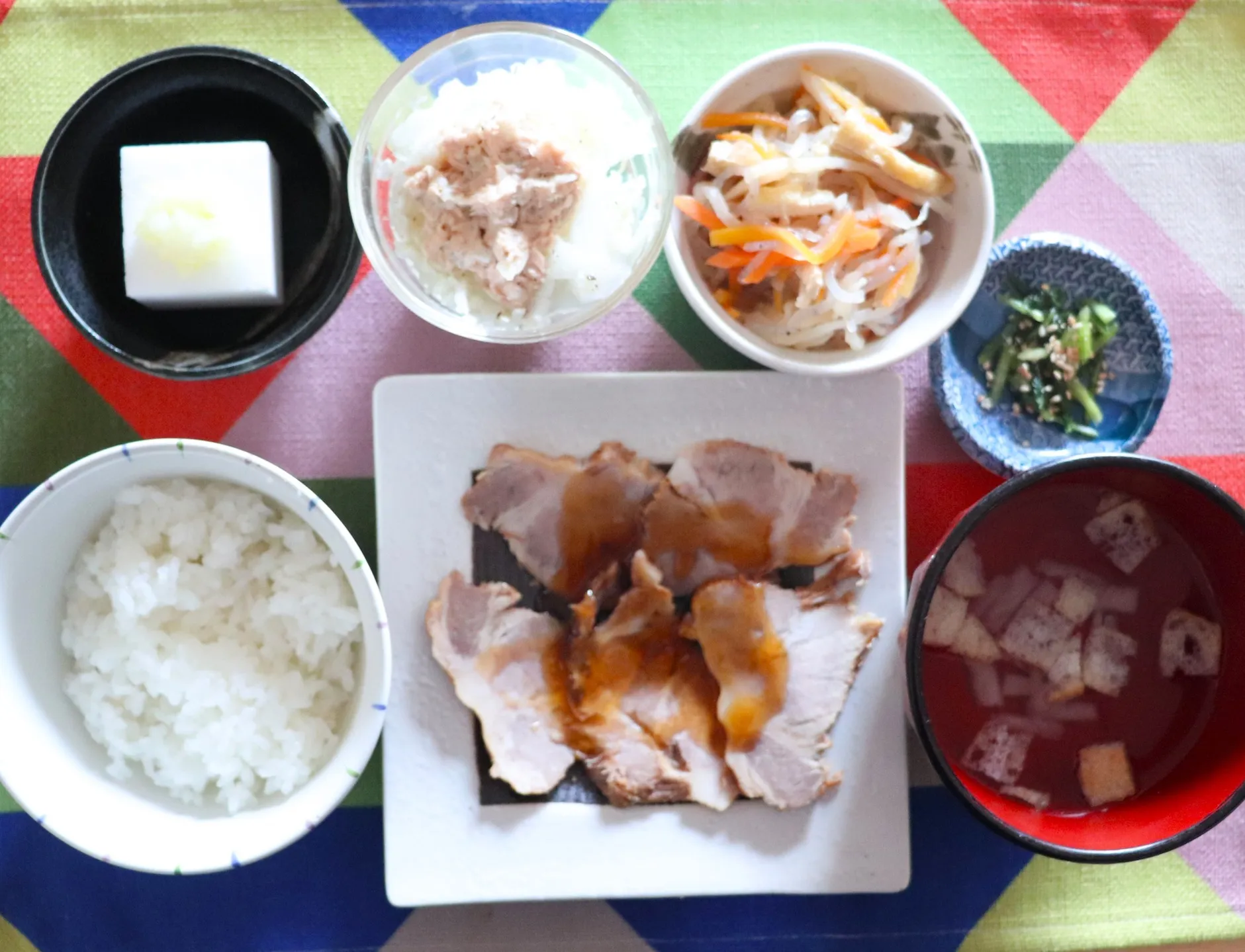 本日のランチは自家製焼豚！