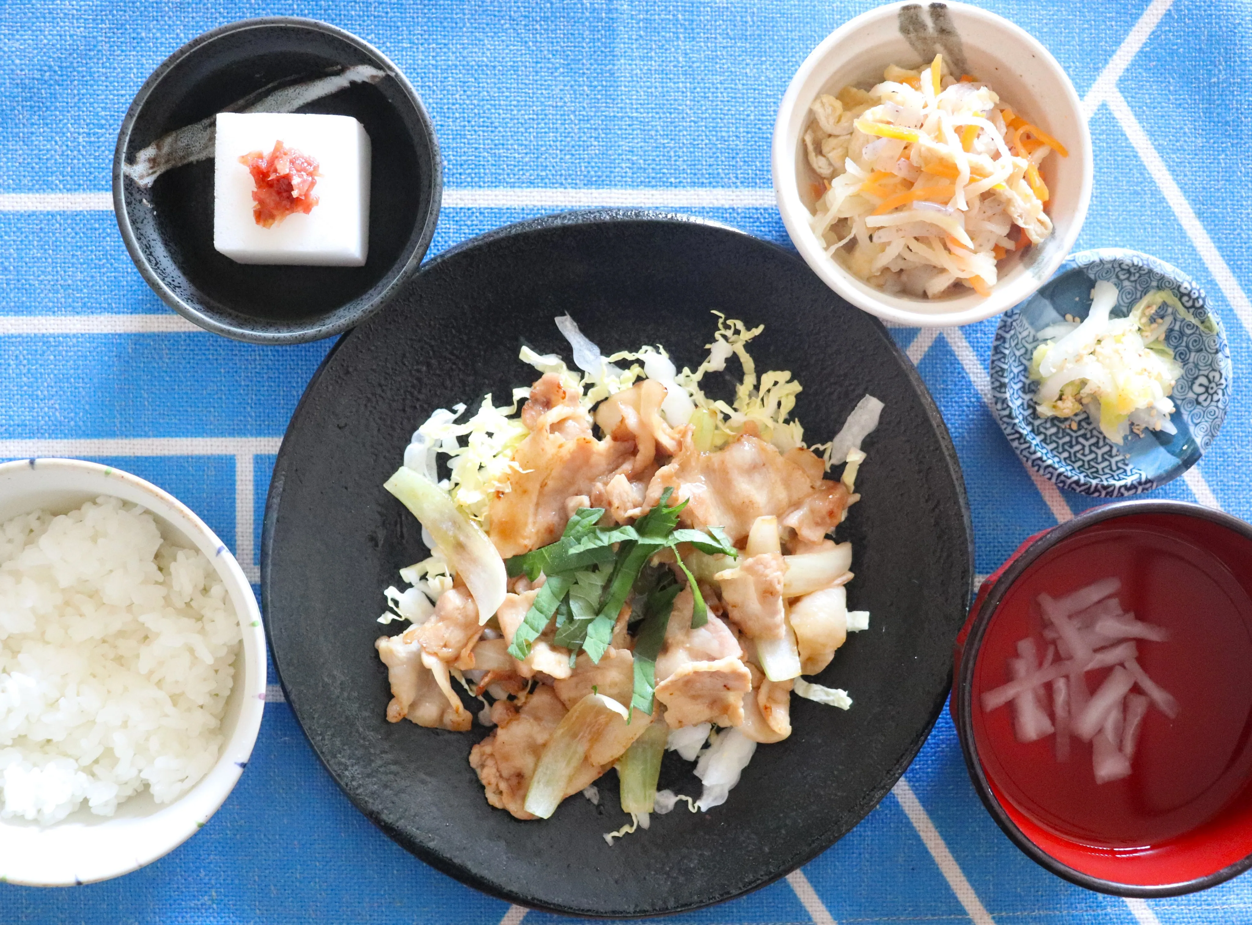 本日のランチは、豚の生姜焼き！